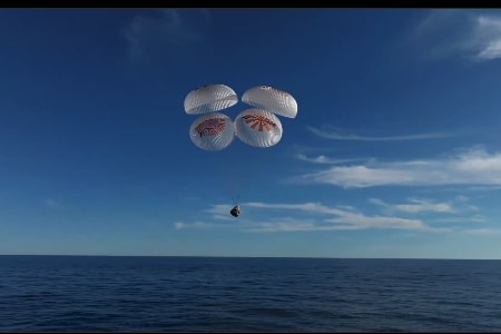 Astronauts Return Safely on SpaceX Dragon