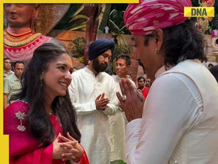 Mukesh Ambani’s daughter-in-law Radhika Merchant impresses all with her simplicity during Ganesh Chaturthi celebration: Simple suit, humble namaste and…
