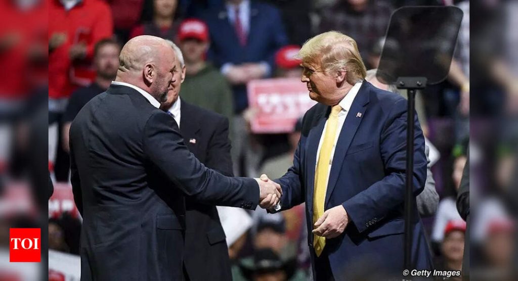Donald Trump is readying the White House south lawn to host a UFC Cage Match in June of 2026