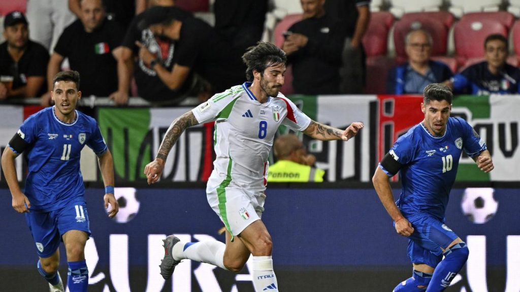 FIFA World Cup qualifiers: Sandro Tonali lifts Italy to comeback win over Israel