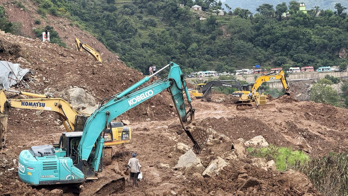 j&k-rains:-12,000-km-of-road-length-damaged-due-to-floods,-landslides