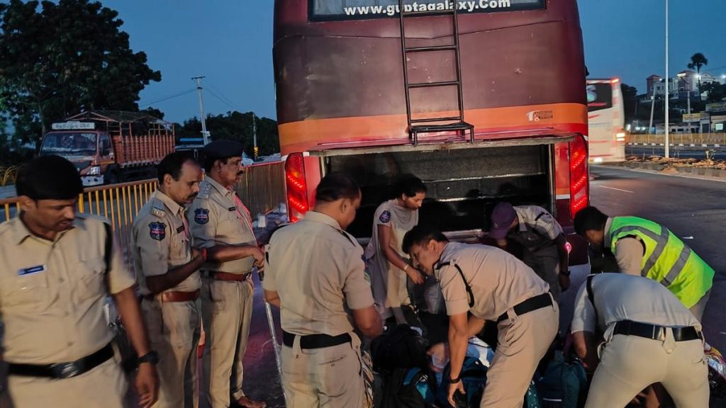 Two Held with 21 kg Ganja on Private Bus from Odisha to Hyderabad