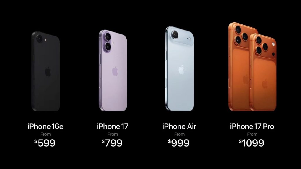 iPhone 17 Vs. iPhone 16: Every Price In Apple’s Fall 2025 iPhone Lineup