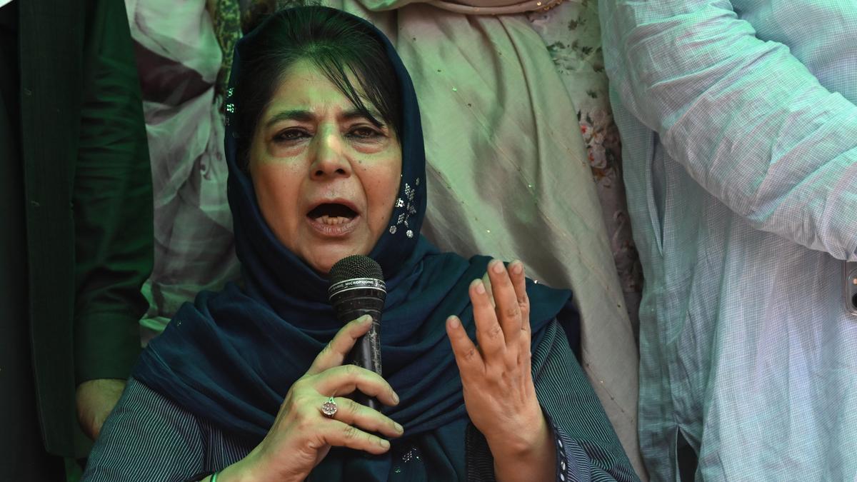AAP MLA Malik detained to ‘divert’ attention from Hazratbal incident: Mehbooba Mufti
