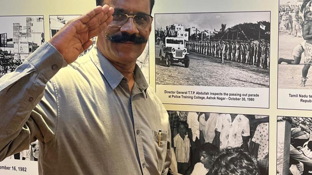 Retired police officer relives memory at The Hindu’s Made of Chennai Archival Photo Exhibit