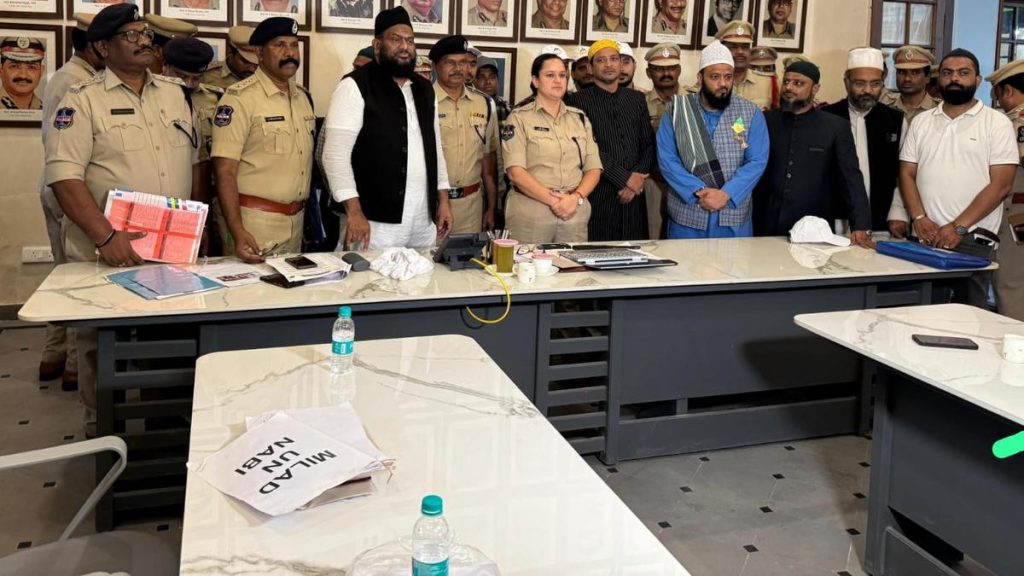 Police and Organisers Unite for Peaceful Milad Procession