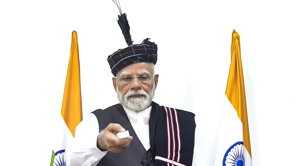 PM Modi Launches Mizoram's First Railway Line, Flags Off Maiden Rajdhani Express