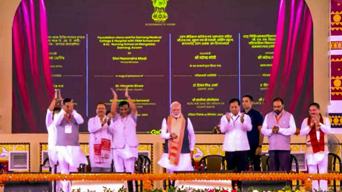 prime-minister-narendra-modi-visit-to-assam-–-day-2:-foundation-stonres-for-health-and-infrastructure-projects